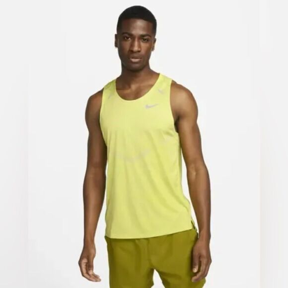 Nike Running Rise 365 Tank Top Bright - Picture 1 of 9